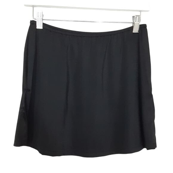 MiracleSuit High Waisted Swim Skirt Mini Black A Line Womens S Beach Cover Up - Picture 2 of 8